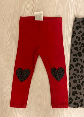 Lcw Kız Çocuk Kırmızı Sıkı Kesim Tayt - Görsel 2