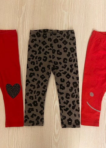 Lcw Kız Çocuk Kırmızı Sıkı Kesim Tayt - Görsel 3