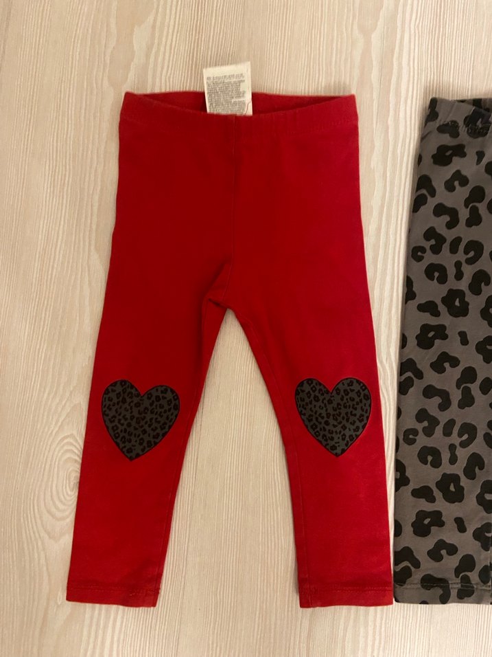 Lcw Kız Çocuk Kırmızı Sıkı Kesim Tayt - Görsel 2