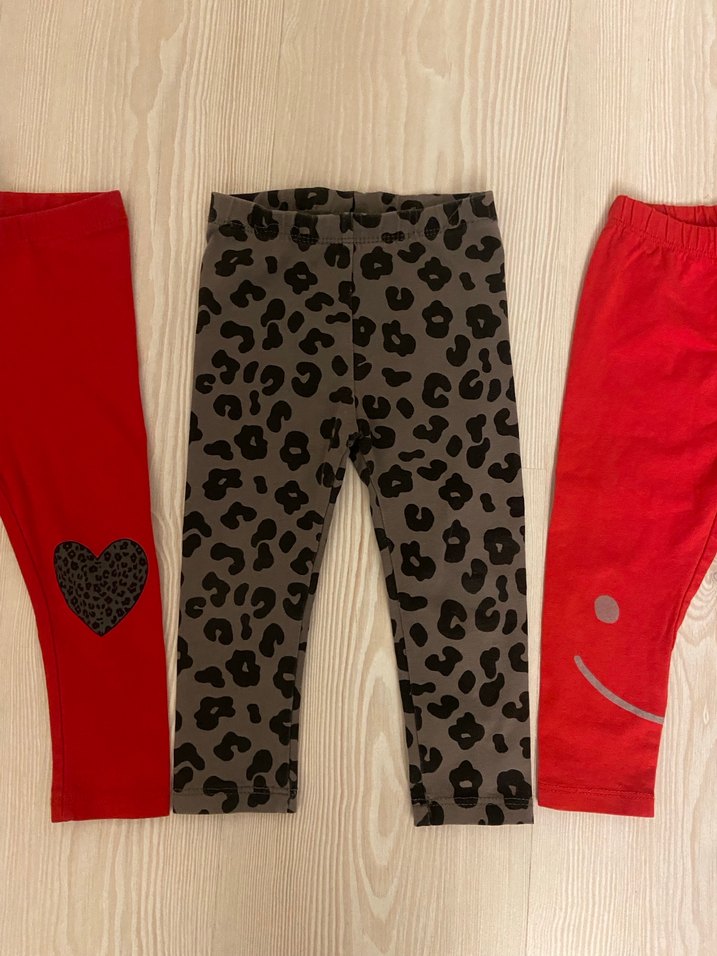 Lcw Kız Çocuk Kırmızı Sıkı Kesim Tayt - Görsel 3