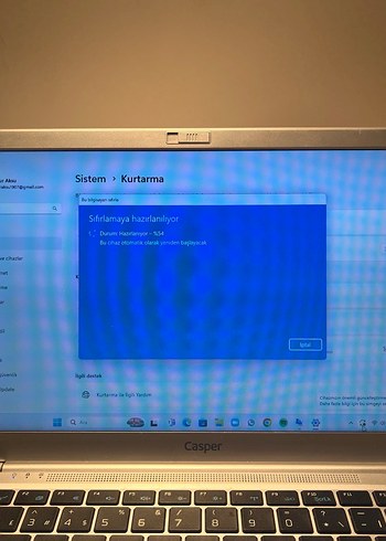 Gri Casper Dizüstü Bilgisayar - Görsel 3