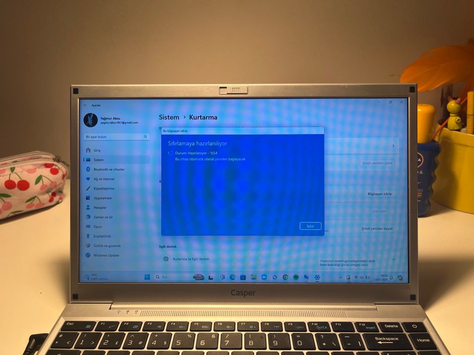 Gri Casper Dizüstü Bilgisayar - Görsel 3