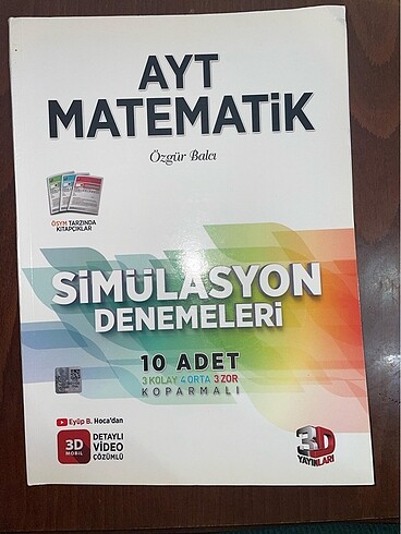3D AYT MATEMATİK SİMÜLASYON DENEMELERİ