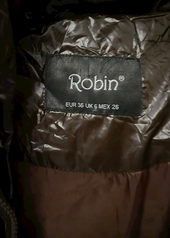 Kahverengi Deri Kadın Kışlık Mont - Görsel 5