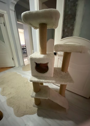 Nursoft Bej Kedi Tırmalama Platformu S9 - Görsel 2