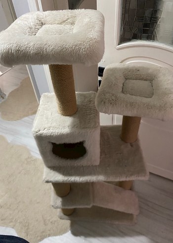 Nursoft Bej Kedi Tırmalama Platformu S9 - Görsel 4