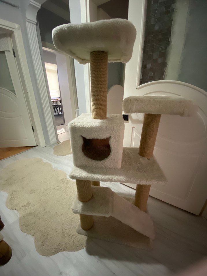 Nursoft Bej Kedi Tırmalama Platformu S9 - Görsel 2