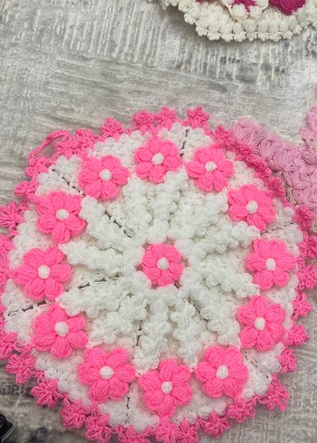 Renkli Örgü Banyo lifleri - Görsel 2