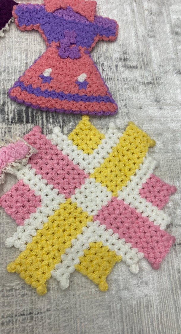 Renkli Örgü Banyo lifleri - Görsel 4