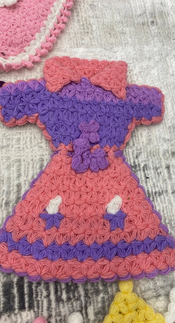 Renkli Örgü Banyo lifleri - Görsel 5