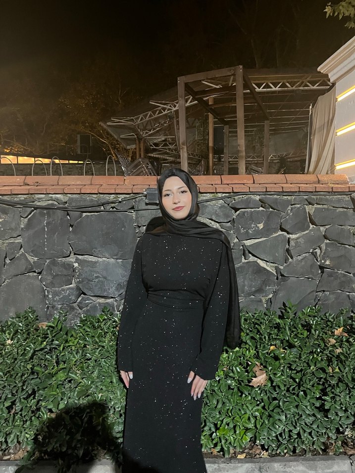 Siyah simli arkadan ipli ayarlanabılır elbise - Görsel 5