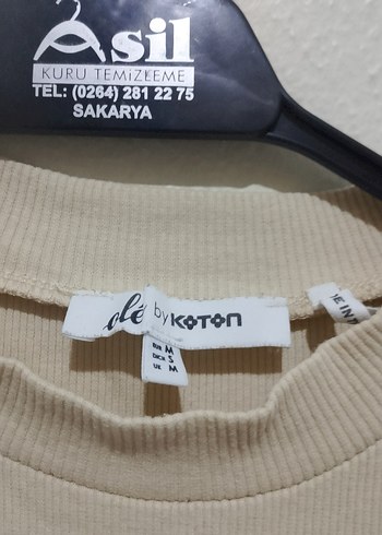 Koton Bej kadın Baskılı crop