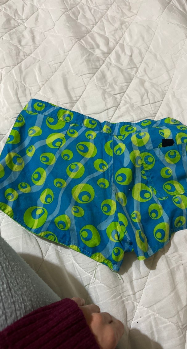 Renkli Tie-Dye Desenli Erkek Mayo Şortu Ve kadın - Görsel 3