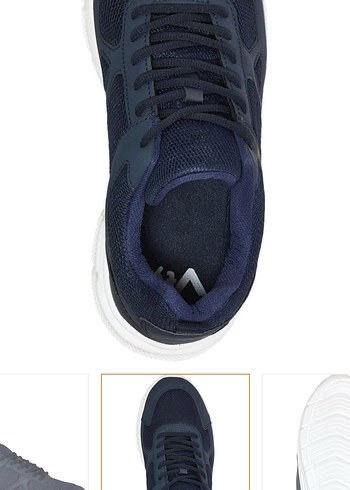 Lacivert Erkek Spor Ayakkabı Bağcıklı - Görsel 2
