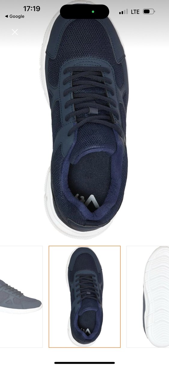 Lacivert Erkek Spor Ayakkabı Bağcıklı - Görsel 2