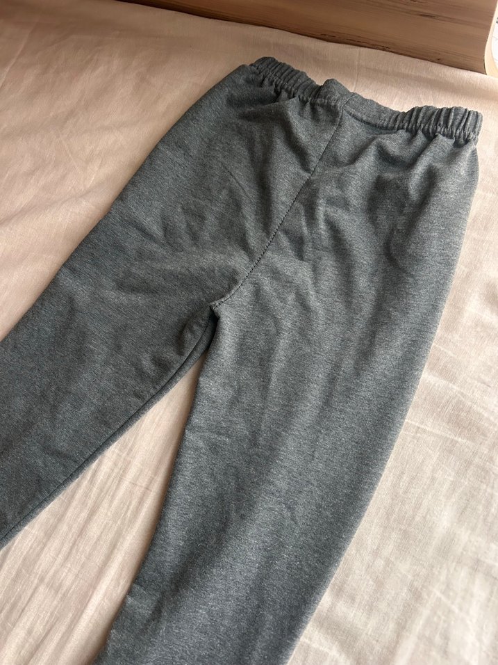 Gri Çocuk Eşofman Altı Rahat Kesim - Görsel 3