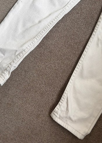 Bej Kemerli Çocuk Keten Pantolon - Görsel 3