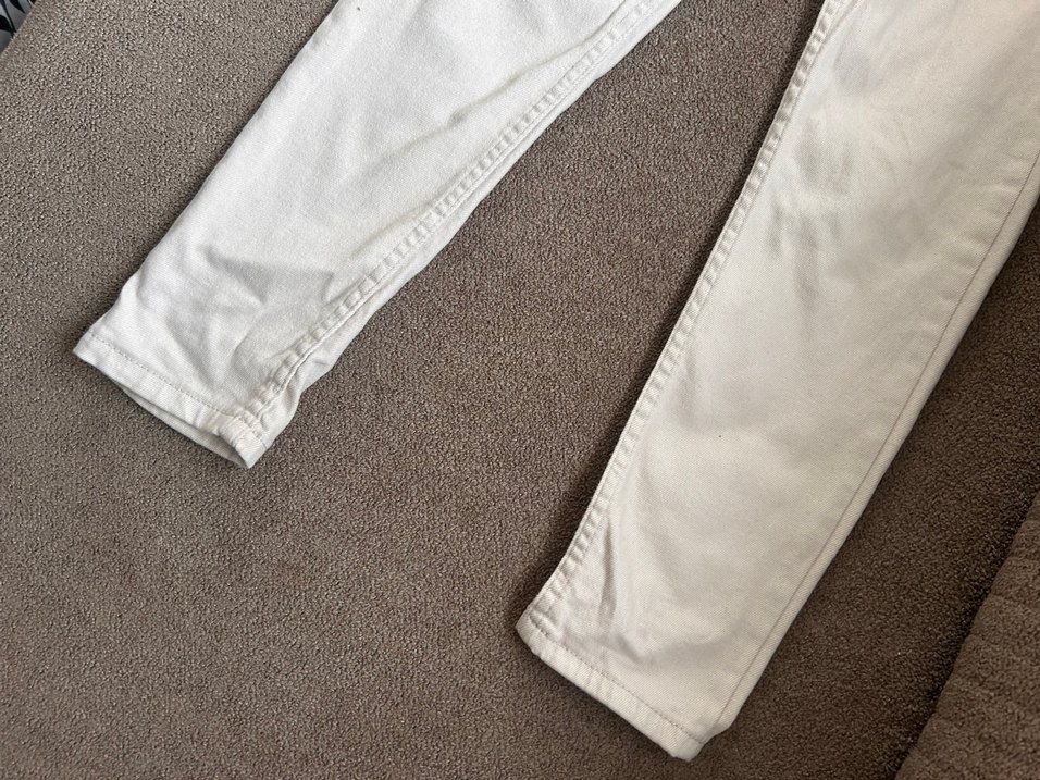 Bej Kemerli Çocuk Keten Pantolon - Görsel 3