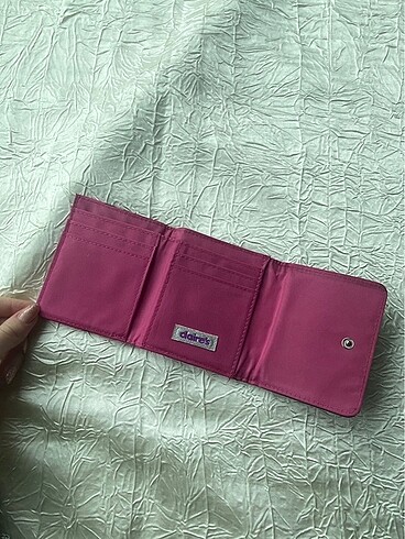 Claires Claire's leopar desenli pembe cüzdan