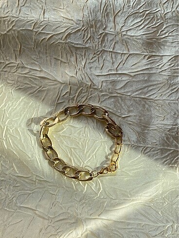 rose gold/gold zincir bileklik