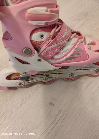 Pembe kız çocuk paten - Görsel 2
