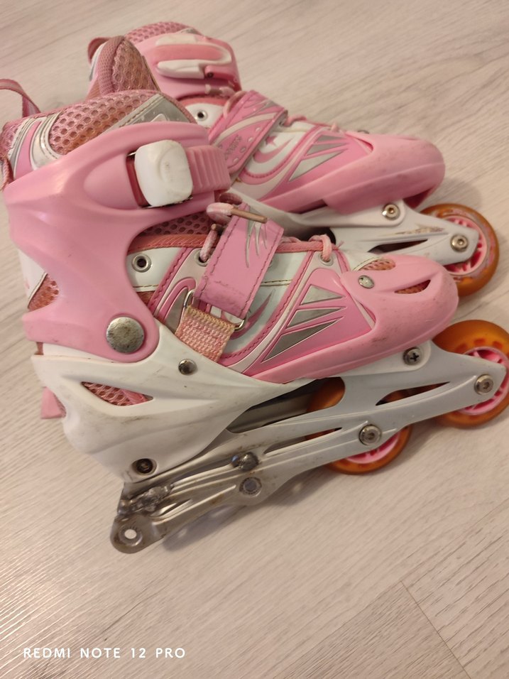 Pembe kız çocuk paten - Görsel 5