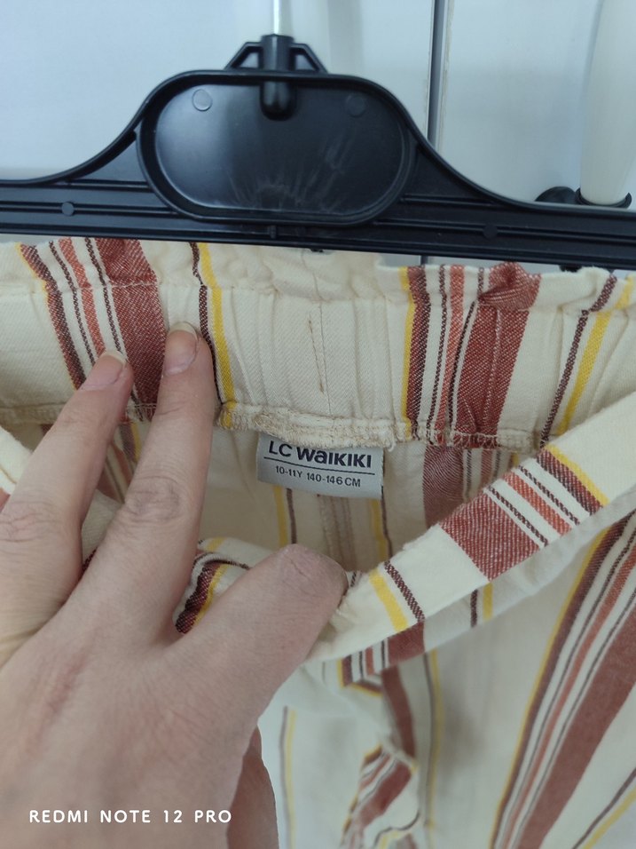 kız çocuk keten pantolon - Görsel 4