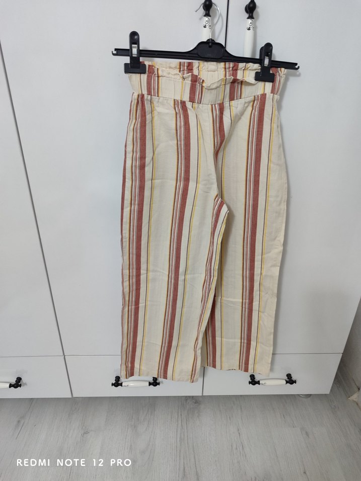 kız çocuk keten pantolon - Görsel 3