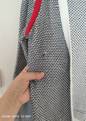 Düğmeli Gri Kadın Hırka - Görsel 4