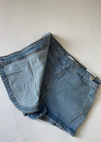 Pull and Bear Mini Denim Şort etek