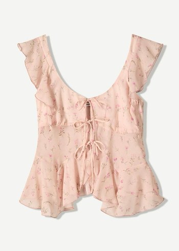 Bershka fırfırlı top - Görsel 2