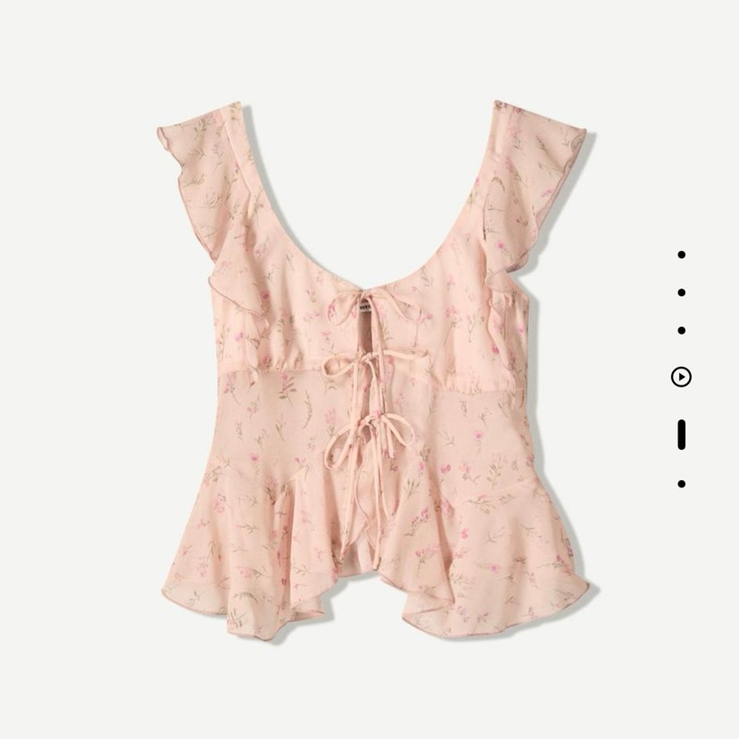 Bershka fırfırlı top - Görsel 2