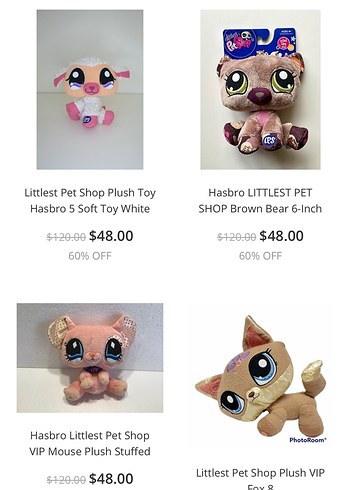 LPS Minişler Littlest Pet Shop LPS Sevimli Peluş