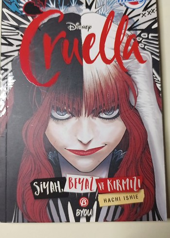 Disney Cruella: Siyah, Beyaz ve Kırmızı Çizgi Romanı