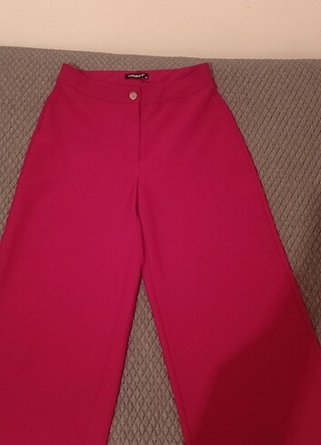 Bordo Kumaş Pantolon 