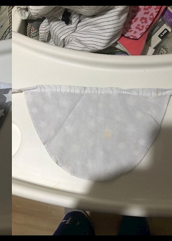 Gri Yıldız Desenli önlük - Görsel 2