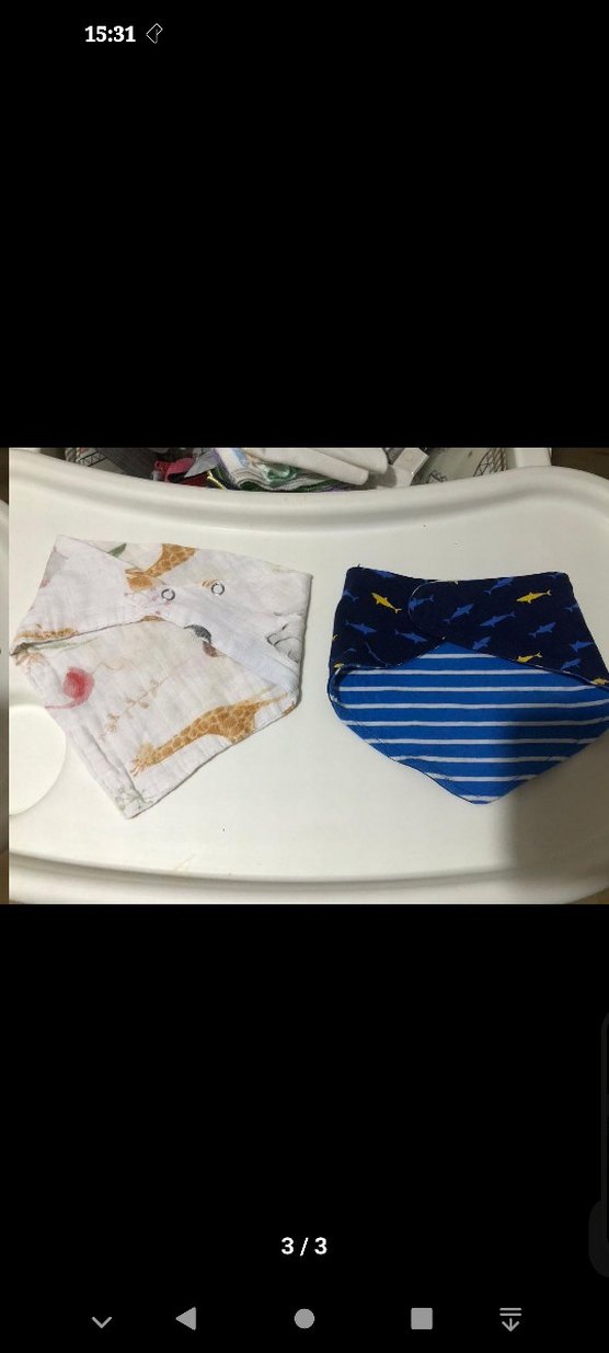 Bebek için desenli ve çizgili önlükler - Görsel 3