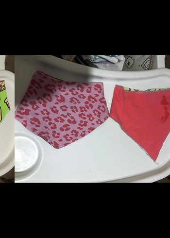 Renkli Desenli Bebek Önlükleri - Görsel 2