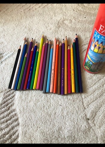  Beden Renk Faber-Castell Renkli Kurşun Kalem Seti