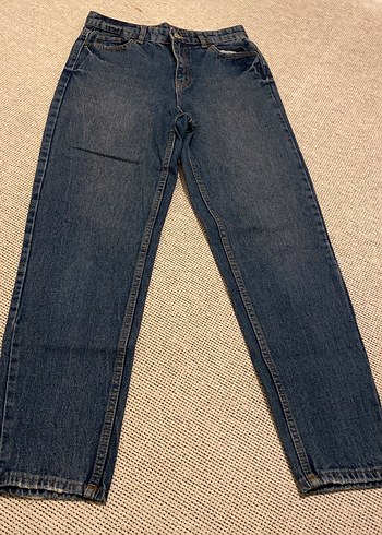 Diğer Koyu Mavi Rahat Kesim Denim Jean