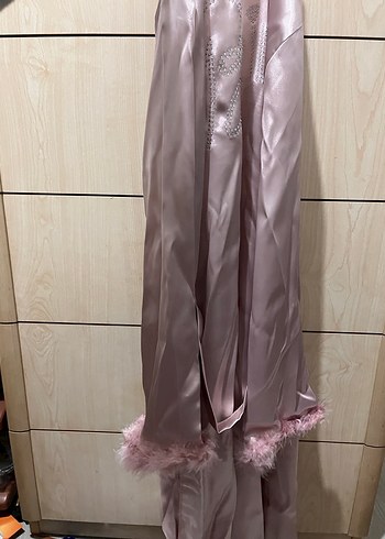 Bride yazılı gelin sabahlığı - Görsel 4