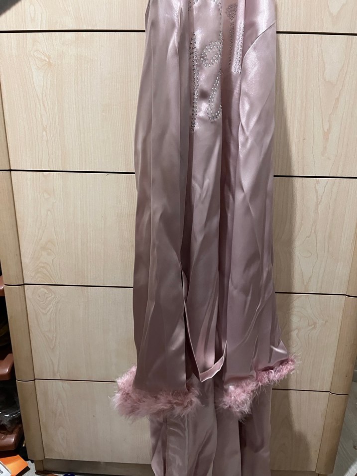 Bride yazılı gelin sabahlığı - Görsel 4