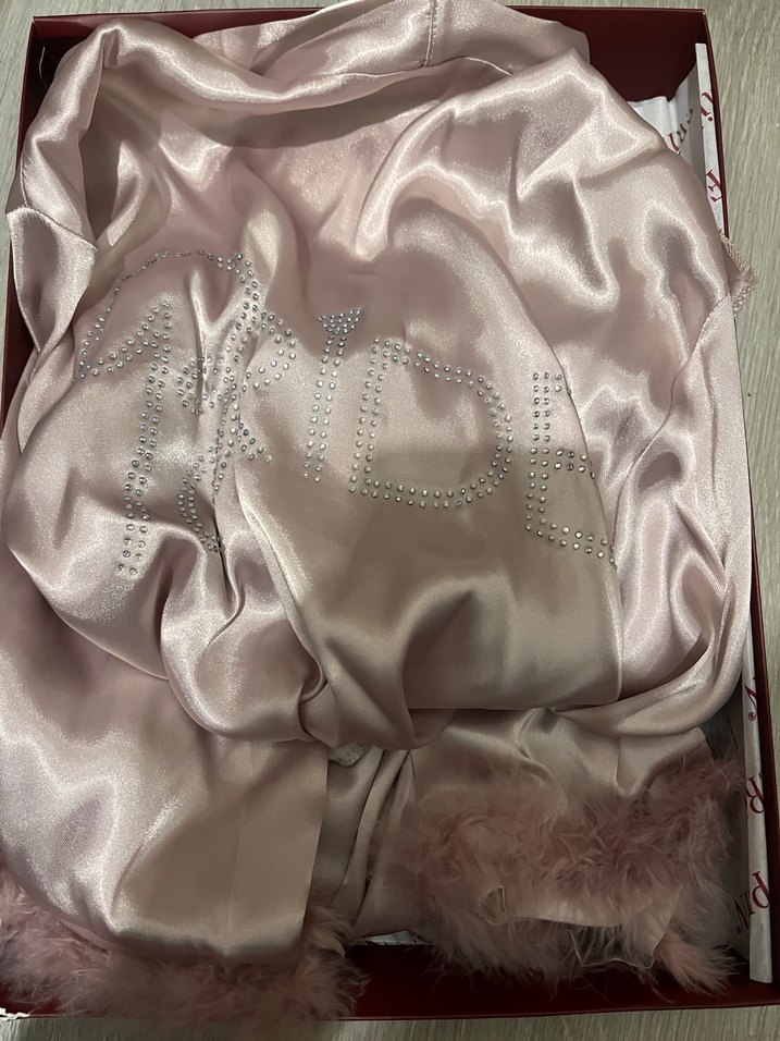 Bride yazılı gelin sabahlığı - Görsel 2