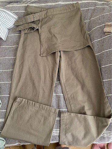 Etek görünümlü tarz pantalon