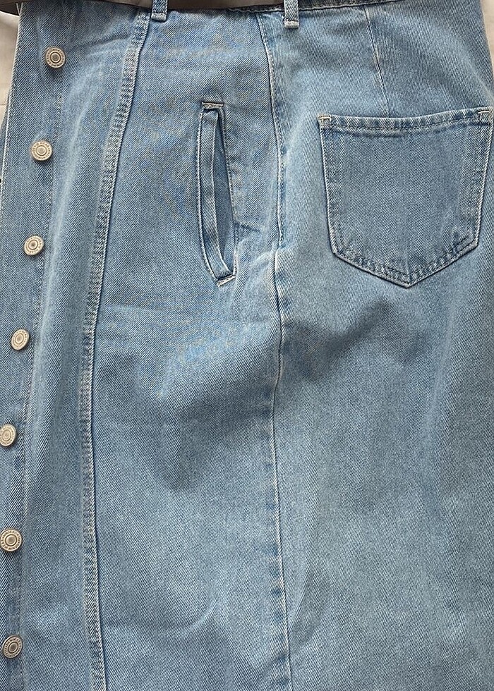 Uzun kot etek - Görsel 2