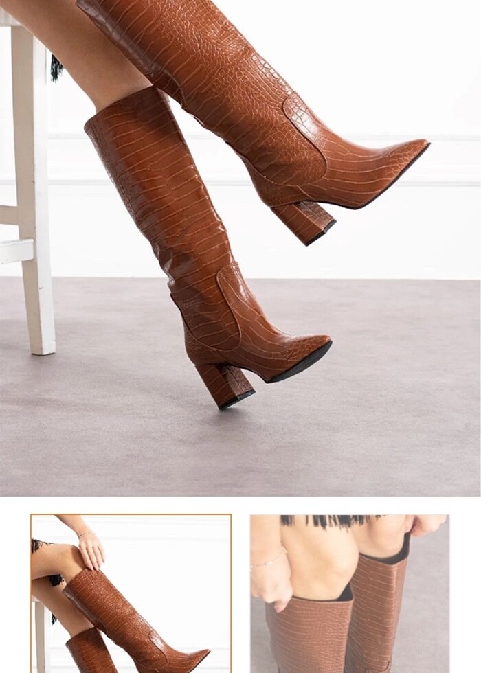 Topuklu çizme - Görsel 2