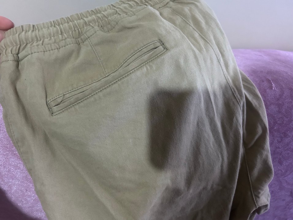 Bej Renkli Bol Kesim Kemerli Erkek Pantolon - Görsel 3