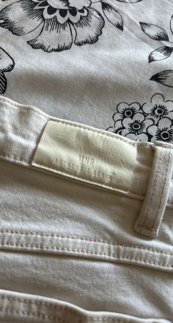 Beyaz Kadın Kot Pantolon - Görsel 4