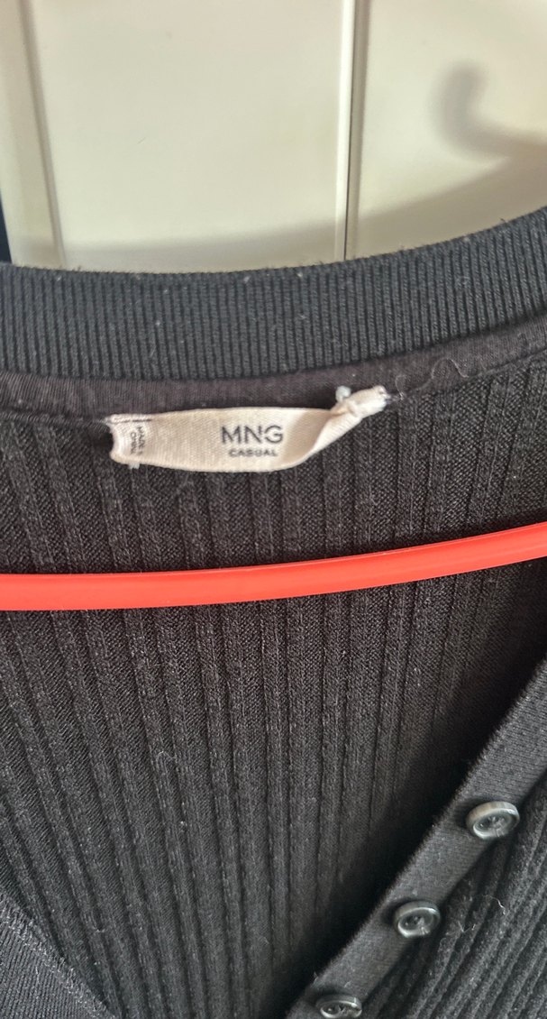 Düğmeli Siyah Kadın Uzun Tulum - Görsel 3