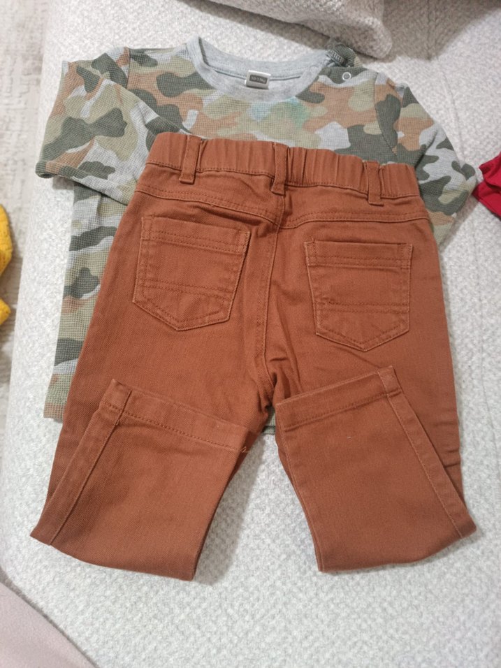 Kahverengi Kamuflaj Desenli Erkek Bebek Takımı - Görsel 4